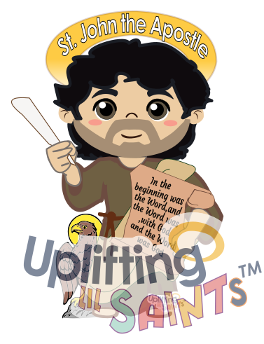 Saint John the Apostle DIGITAL DOWNLOAD UpliftingLilSaints
