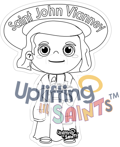 Saint John Vianney DIGITAL DOWNLOAD UpliftingLilSaints
