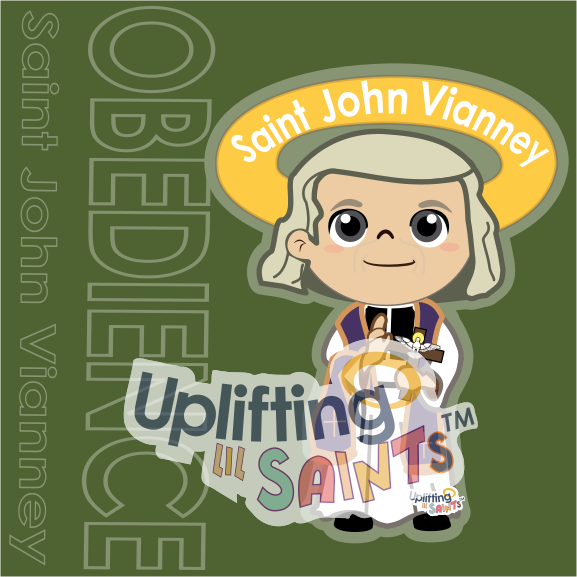 Saint John Vianney DIGITAL DOWNLOAD UpliftingLilSaints