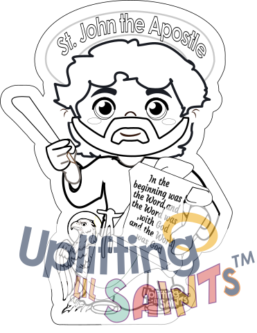 Saint John the Apostle DIGITAL DOWNLOAD UpliftingLilSaints