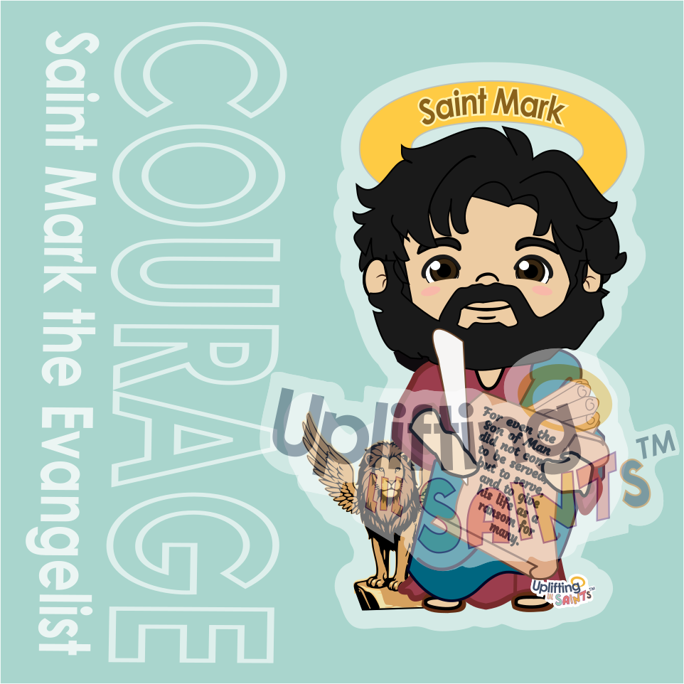 Saint Mark the Evangelist DIGITAL DOWNLOAD UpliftingLilSaints