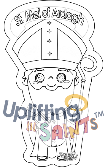 Saint Mel of Ardagh DIGITAL DOWNLOAD UpliftingLilSaints Saint Mel of Ardagh
