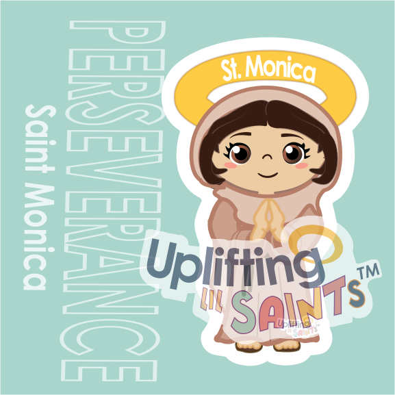 Saint Monica DIGITAL DOWNLOAD UpliftingLilSaints Saint Monica