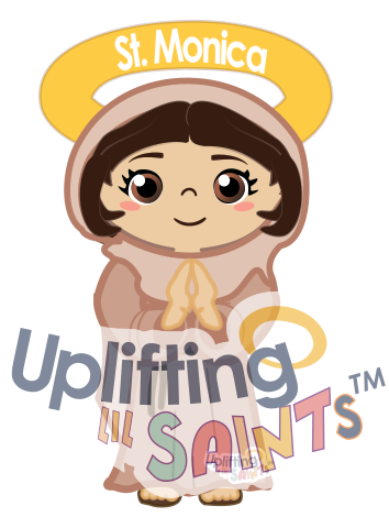 Saint Monica DIGITAL DOWNLOAD UpliftingLilSaints Saint Monica