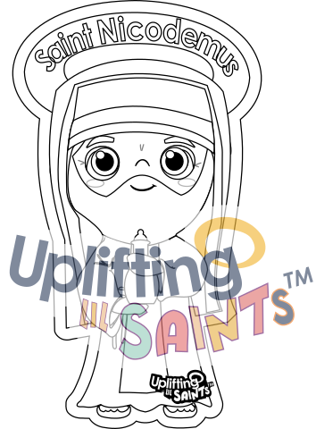 Saint Nicodemus DIGITAL DOWNLOAD UpliftingLilSaints