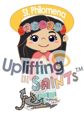 Saint Philomena DIGITAL DOWNLOAD UpliftingLilSaints Saint Philomena