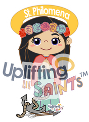 Saint Philomena DIGITAL DOWNLOAD UpliftingLilSaints Saint Philomena
