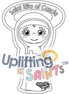 Saint Rita of Cascia DIGITAL DOWNLOAD UpliftingLilSaints