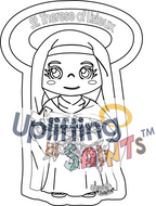 Saint Therese of Lisieux DIGITAL DOWNLOAD UpliftingLilSaints