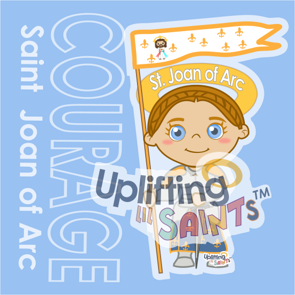 Saint Joan of Arc DIGITAL DOWNLOAD UpliftingLilSaints Saint Joan of Arc