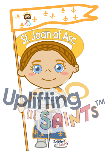 Saint Joan of Arc DIGITAL DOWNLOAD UpliftingLilSaints Saint Joan of Arc