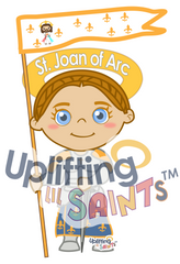 Saint Joan of Arc DIGITAL DOWNLOAD UpliftingLilSaints Saint Joan of Arc