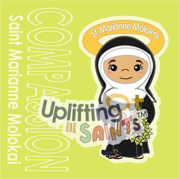 Saint Marianne Molokai DIGITAL DOWNLOAD UpliftingLilSaints Saint Marianne Molokai
