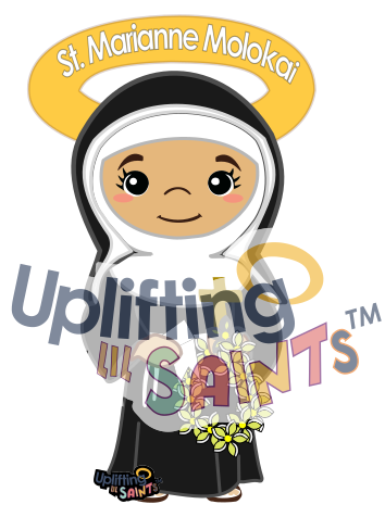 Saint Marianne Molokai DIGITAL DOWNLOAD UpliftingLilSaints Saint Marianne Molokai