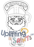 Saint Nicholas of Bari DIGITAL DOWNLOAD UpliftingLilSaints Saint Nicholas of Bari