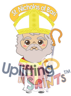Saint Nicholas of Bari DIGITAL DOWNLOAD UpliftingLilSaints Saint Nicholas of Bari
