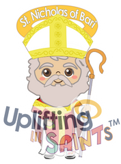 Saint Nicholas of Bari DIGITAL DOWNLOAD UpliftingLilSaints Saint Nicholas of Bari