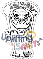 Saint Walter DIGITAL DOWNLOAD UpliftingLilSaints Saint Walter of Pontoise