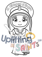 Saint Hildegard of Bingen DIGITAL DOWNLOAD UpliftingLilSaints