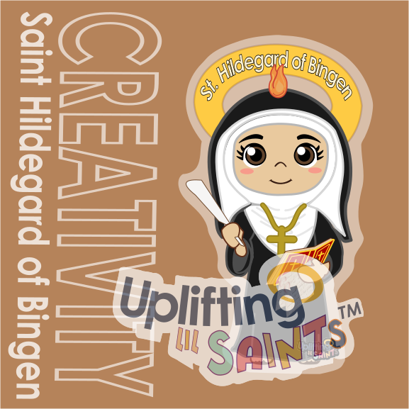 Saint Hildegard of Bingen DIGITAL DOWNLOAD UpliftingLilSaints
