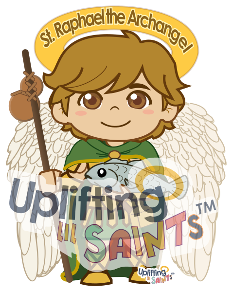 Saint Raphael the Archangel DIGITAL DOWNLOAD UpliftingLilSaints