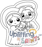 Holy Family DIGITAL DOWNLOAD UpliftingLilSaints Sacred Family