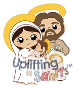 Holy Family DIGITAL DOWNLOAD UpliftingLilSaints Sacred Family