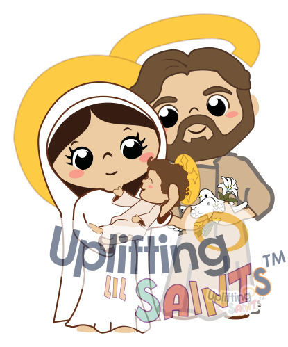 Holy Family DIGITAL DOWNLOAD UpliftingLilSaints Sacred Family