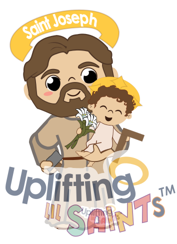 Saint Joseph DIGITAL DOWNLOAD UpliftingLilSaints Saint Joseph
