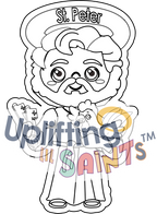 Saint Peter DIGITAL DOWNLOAD UpliftingLilSaints Saint Peter