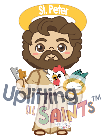 Saint Peter DIGITAL DOWNLOAD UpliftingLilSaints Saint Peter