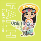 Saint Philomena DIGITAL DOWNLOAD UpliftingLilSaints Saint Philomena