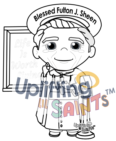 Blessed Fulton J Sheen DIGITAL DOWNLOAD UpliftingLilSaints