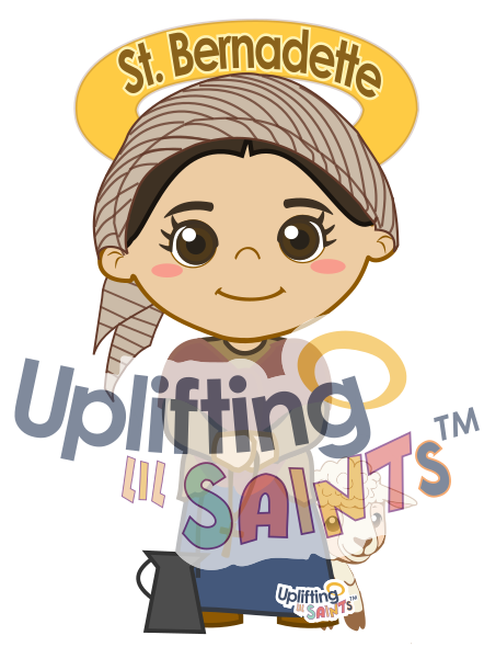 Saint Bernadette DIGITAL DOWNLOAD UpliftingLilSaints