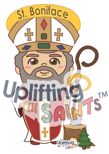 Saint Boniface DIGITAL DOWNLOAD UpliftingLilSaints