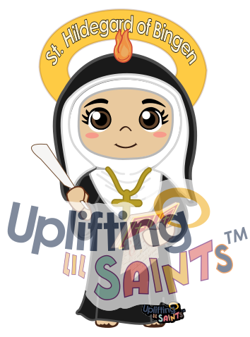 Saint Hildegard of Bingen DIGITAL DOWNLOAD UpliftingLilSaints