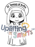 Saint Teresa of Avila DIGITAL DOWNLOAD UpliftingLilSaints
