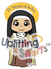Saint Teresa of Avila DIGITAL DOWNLOAD UpliftingLilSaints