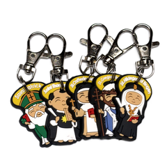 VBS KeyChains perfect for Rainforest Falls. Soft touch PVC Keychain Bundle featuring Uplifitng Lil Saints – 1 Set only