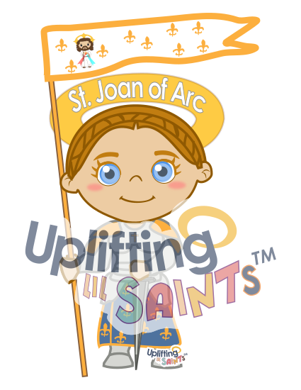 Uplifting Lil Saints Catholic Saint Print Poster 3ft tall