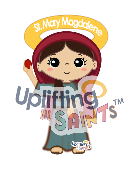 Uplifting Lil Saints Catholic Saint Print Poster 3ft tall