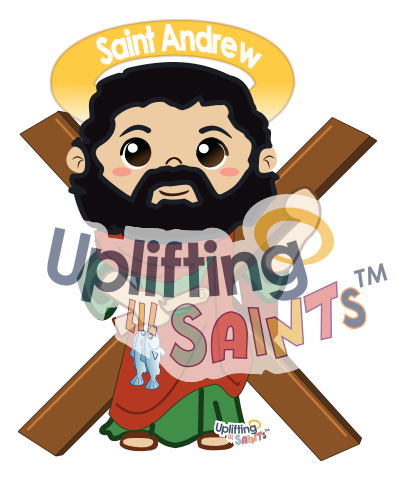 Uplifting Lil Saints Catholic Saint Print Poster 3ft tall