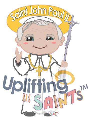 Saint John Paul II DIGITAL DOWNLOAD UpliftingLilSaints