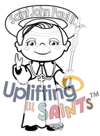 Saint John Paul II DIGITAL DOWNLOAD UpliftingLilSaints