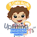 Carlo Acutis Canonization Pick your Bundle, Posters/Stickers Lil Saint Carlo Acutis Stickers and free shipping