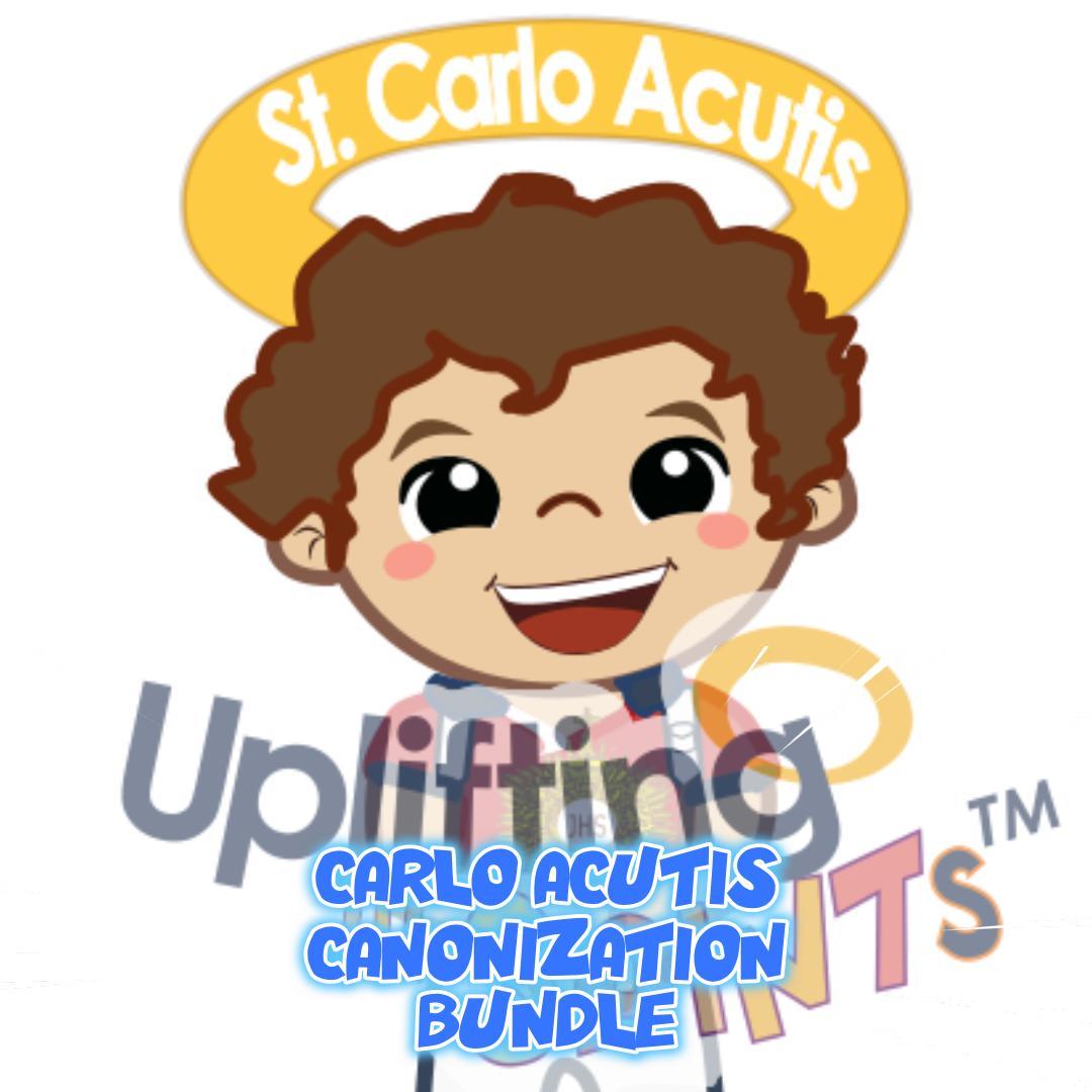 Carlo Acutis Canonization Pick your Bundle, Posters/Stickers Lil Saint Carlo Acutis Stickers and free shipping
