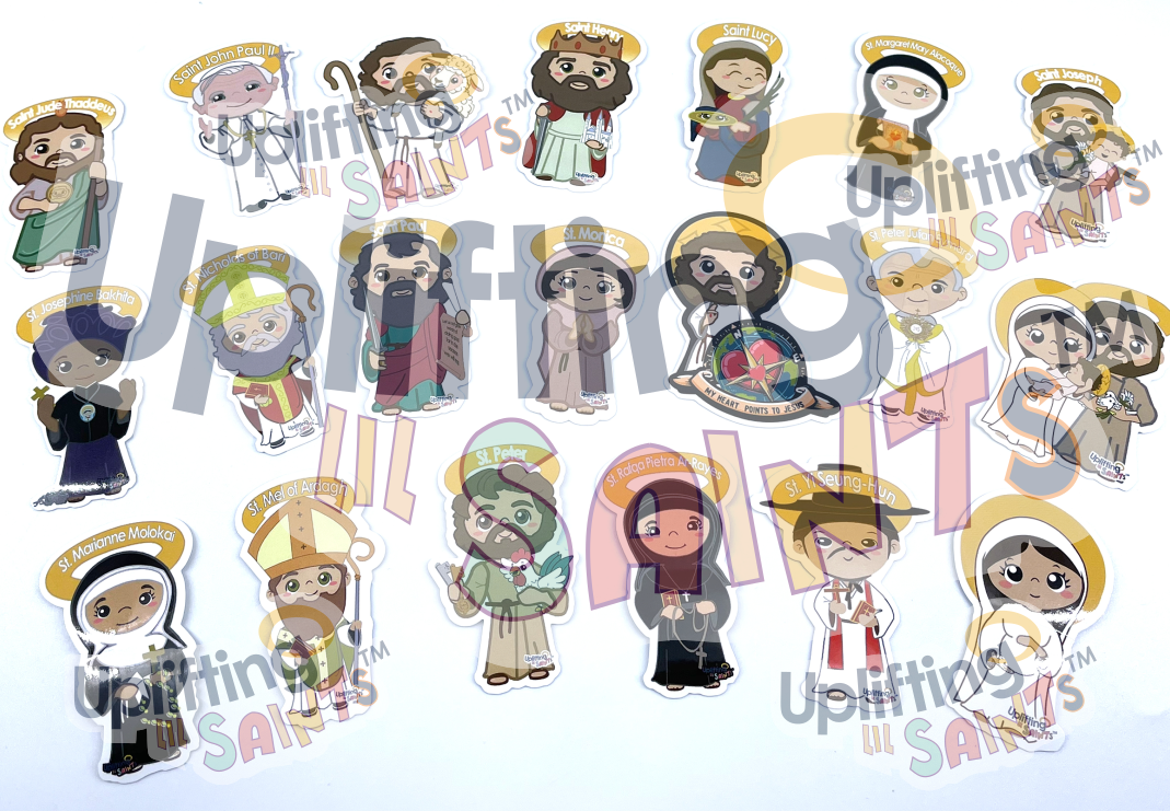 NEW Product Alert: Uplifting Lil Saints Sticker Pack # 2 (20 Pcs)
