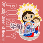 Our Lady Queen of Heaven DIGITAL DOWNLOAD UpliftingLilSaints