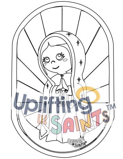 Our Lady of Guadalupe DIGITAL DOWNLOAD UpliftingLilSaints