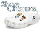 Bundle of Joy: 6pcs Shoe Charm.  Soft touch Uplifting Lil Saints PVC shoe charm Bulk